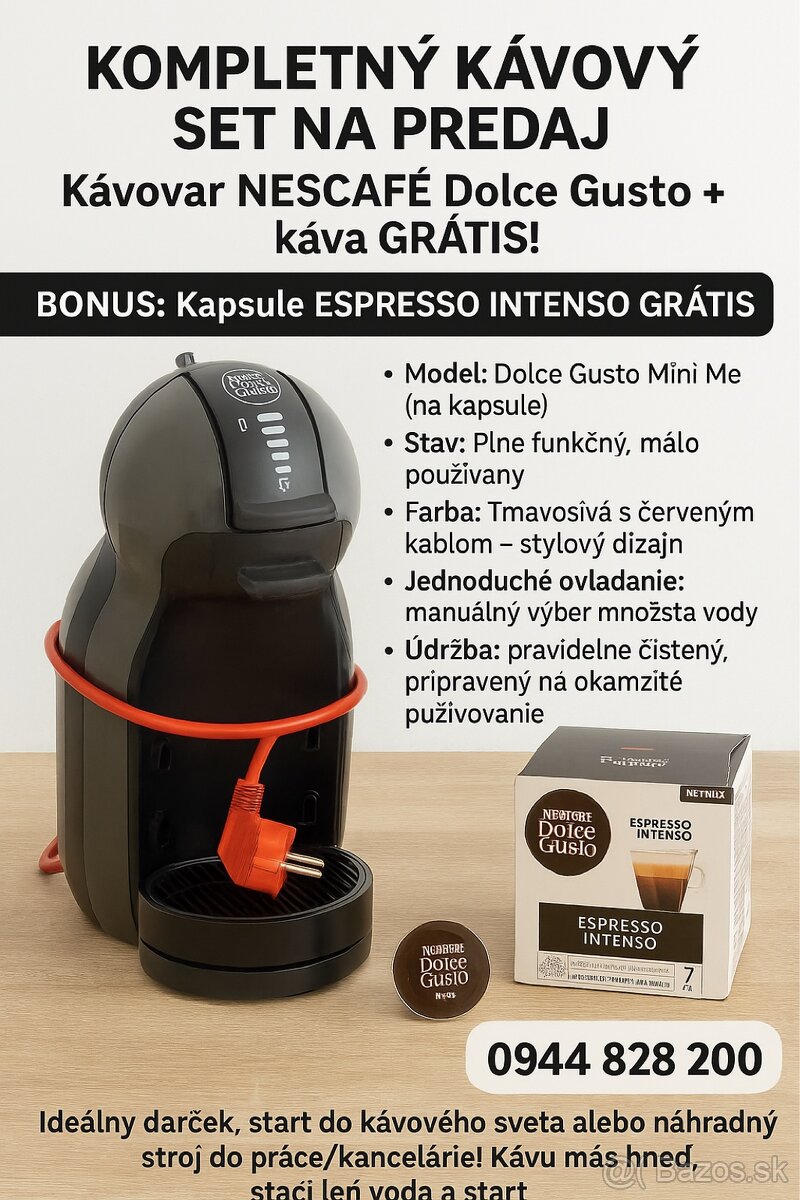 NESCAFÉ Dolce Gusto + káva GRÁTIS