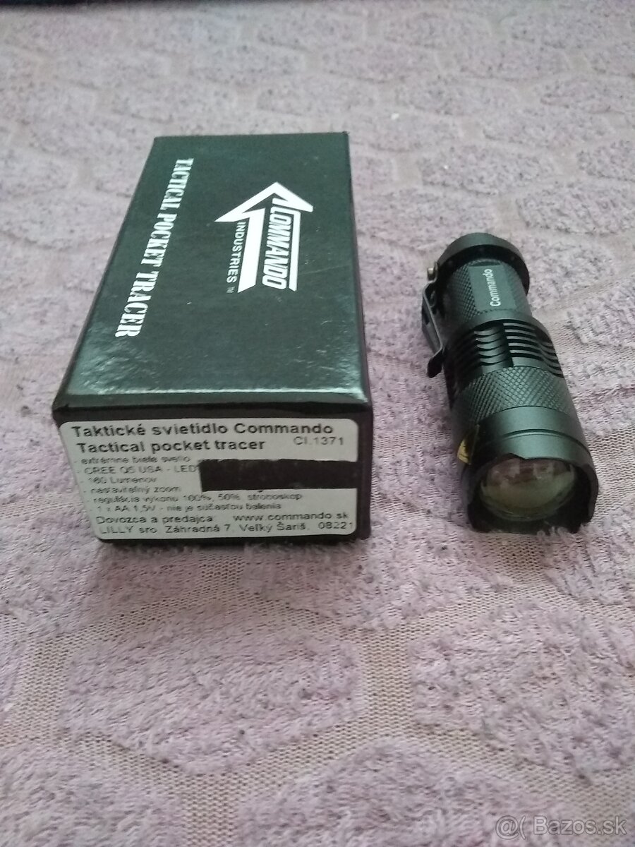 Ručné LED svietidlo Commando