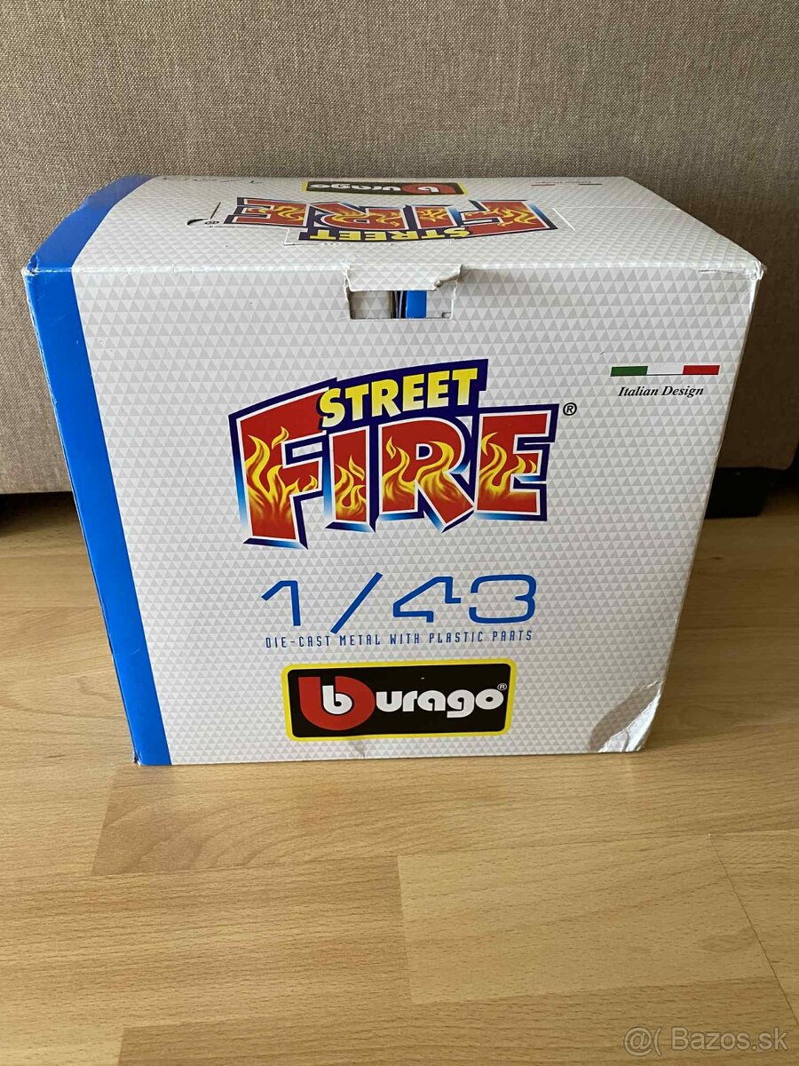 Bburago Street Fire box original 24ks