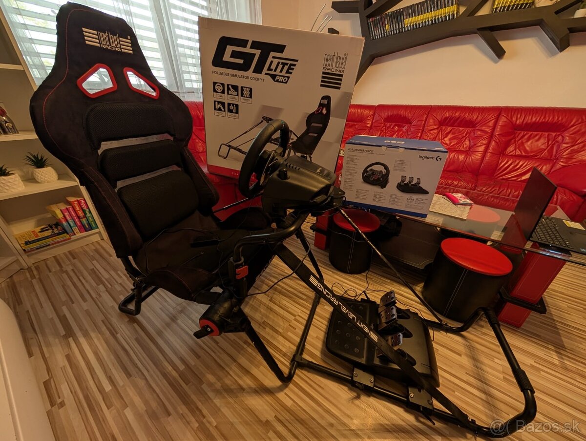 Sedačka + volant PS a PC. SET