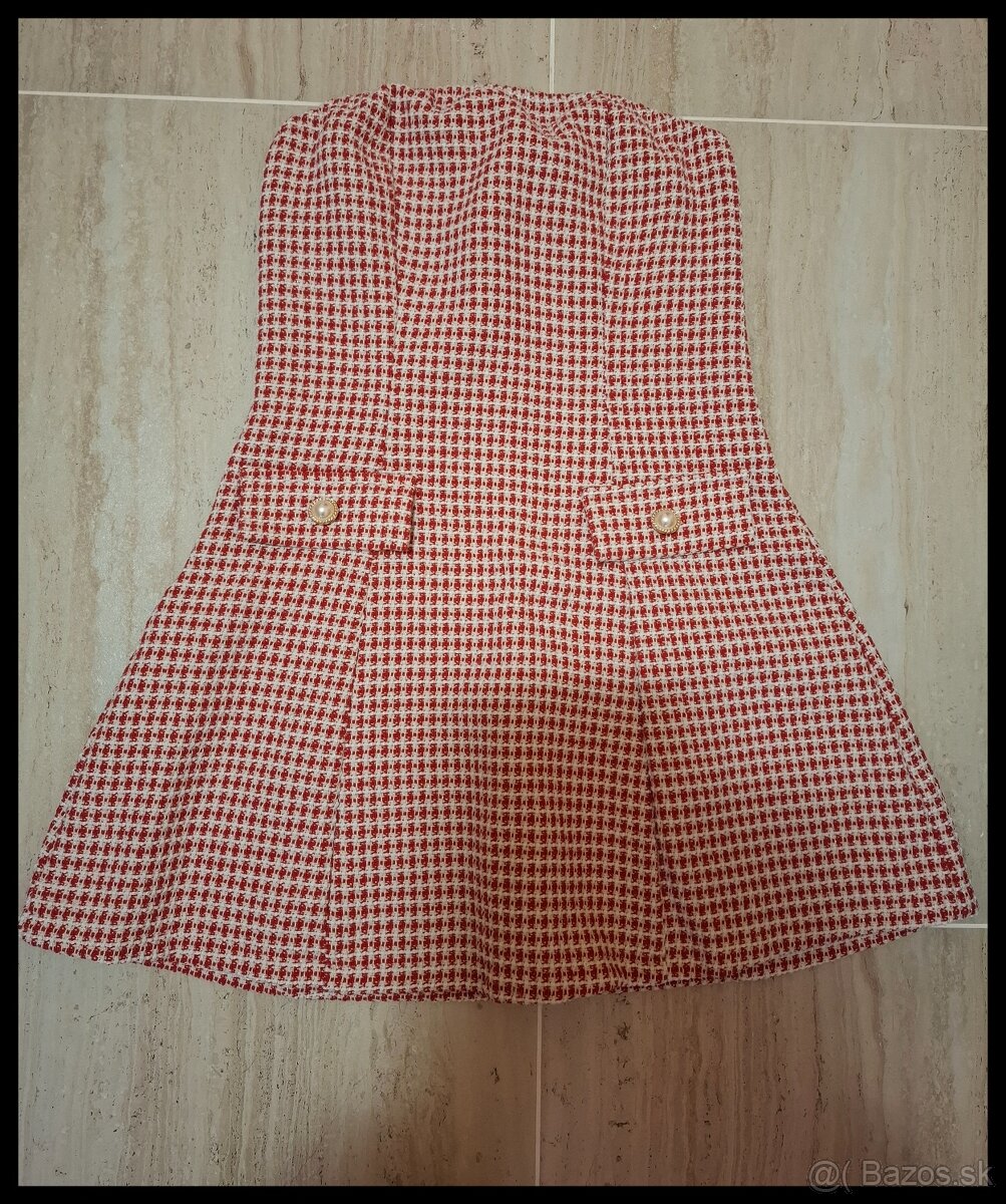 Zimný elegantný mini kostým