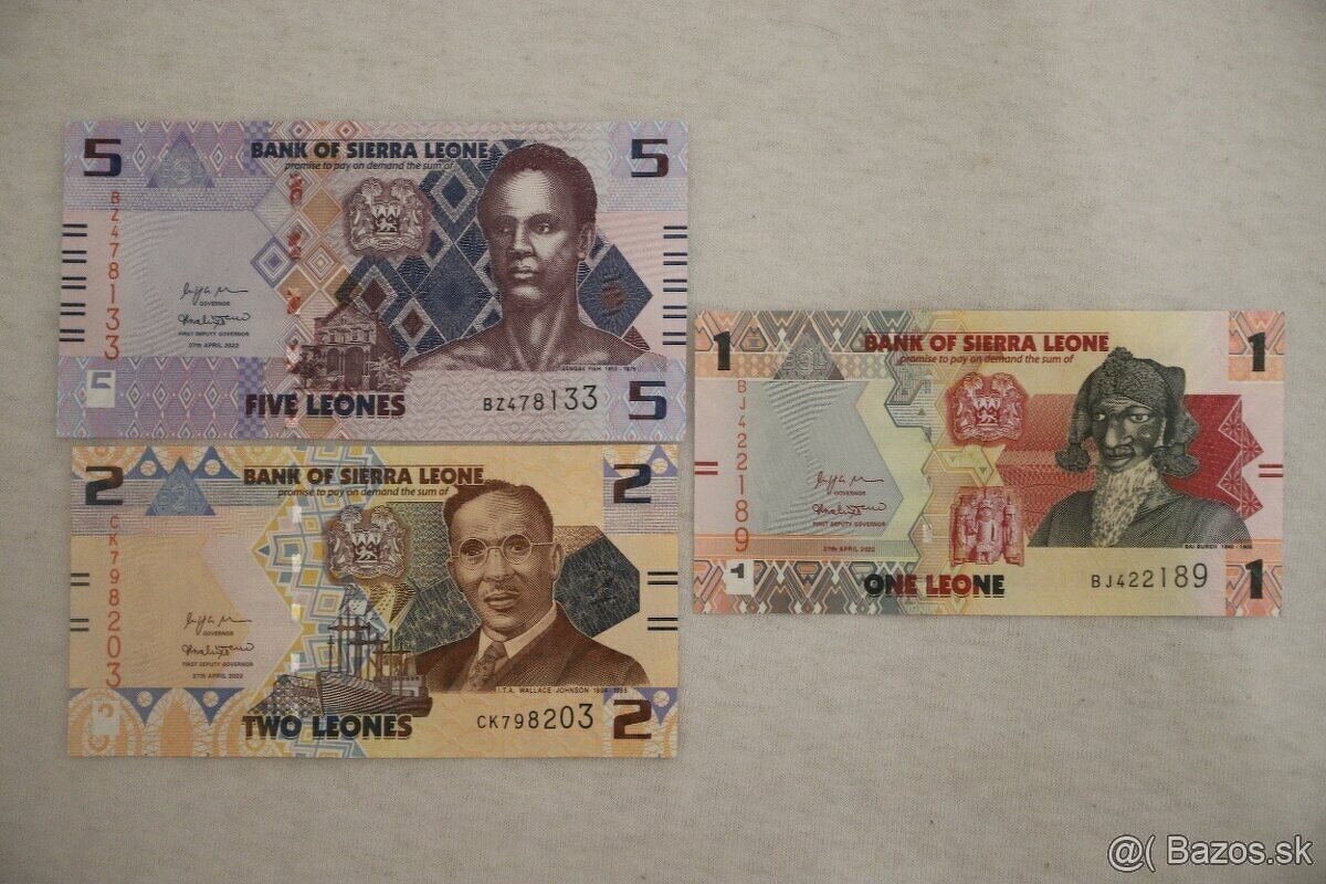 Unc bankovky (zostava č.7)