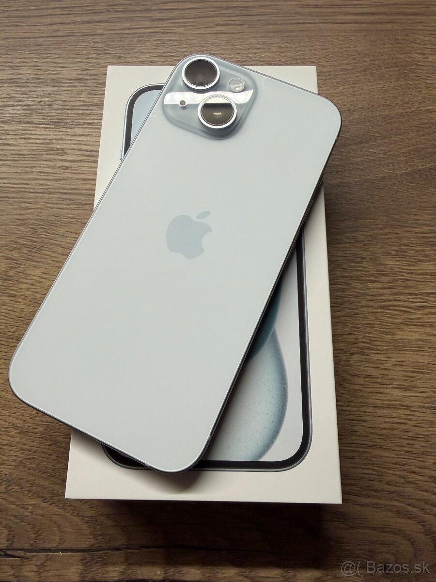 Iphone 15, 128GB, Modrý