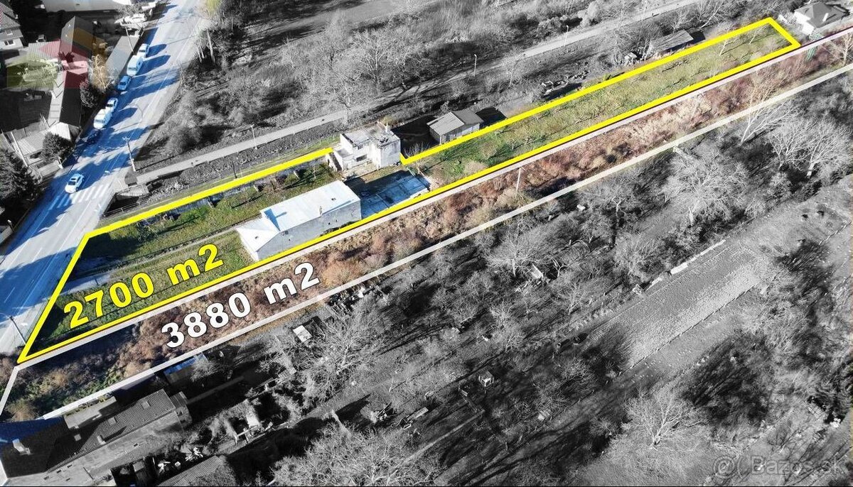 PREDAJ stavebný pozemok 2700 m2 resp. 6580 m2 pri kúpeľnom o
