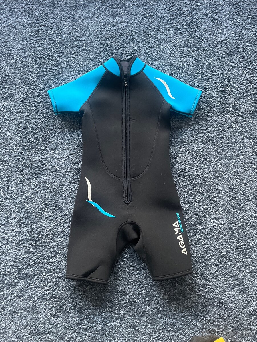 Krátky detský neoprén Agama Nemo 3 mm