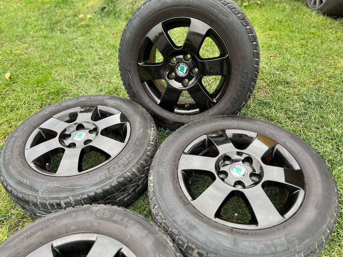 Zimné kolesá 5x112 r15 vw group