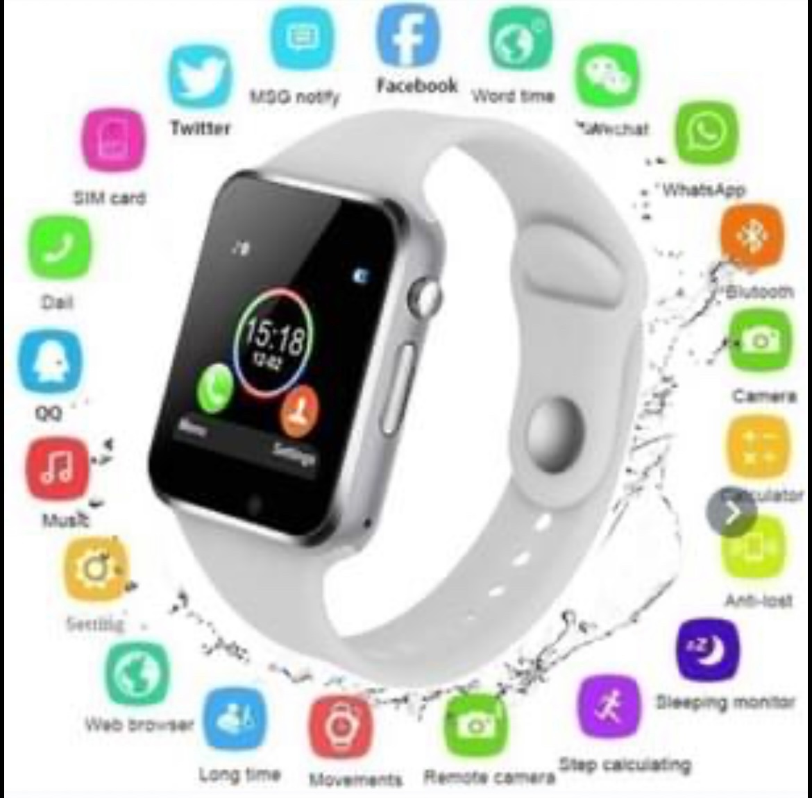 Dětské smart watch App,s kamerou, sim, chytré hodinky