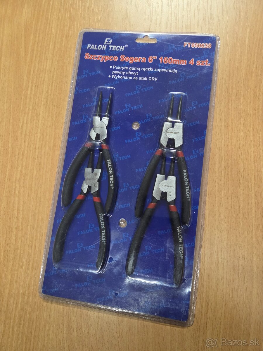 Ségerové kliešte 160mm 6" sada 4 ks