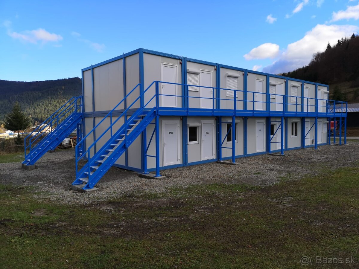 Obytné kontajnery, ubytovne na stavbách, šatne,