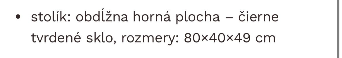 Stolik novy