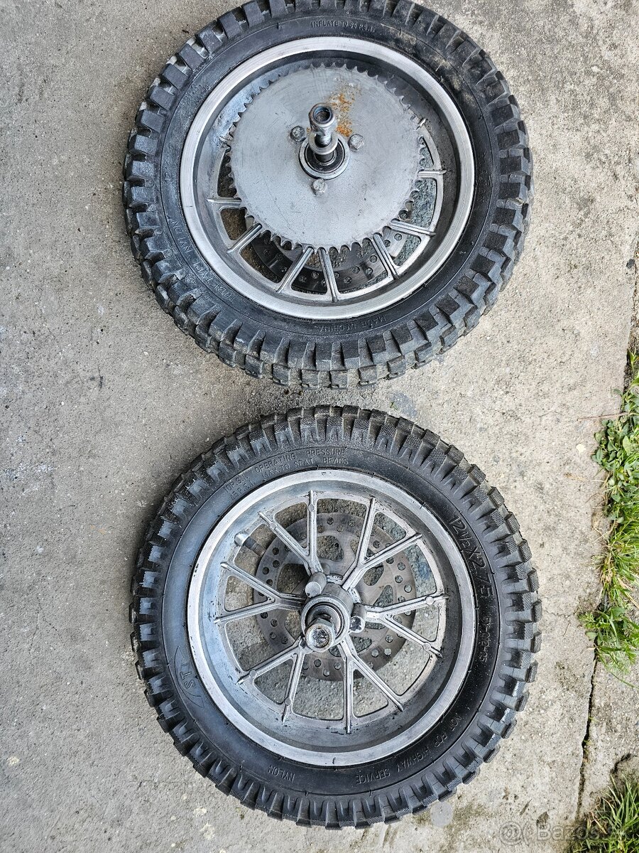 Kolesá 12"x 2,75 minicross,minibike,pocketbike