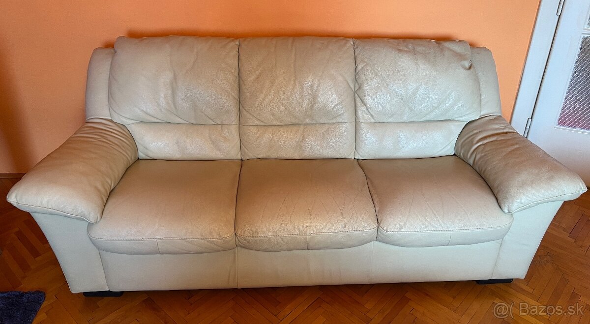 Lux kozena sedacia suprava, 2mm koza, 3+2+1