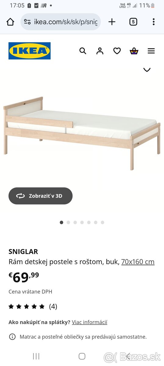 Detská posteľ