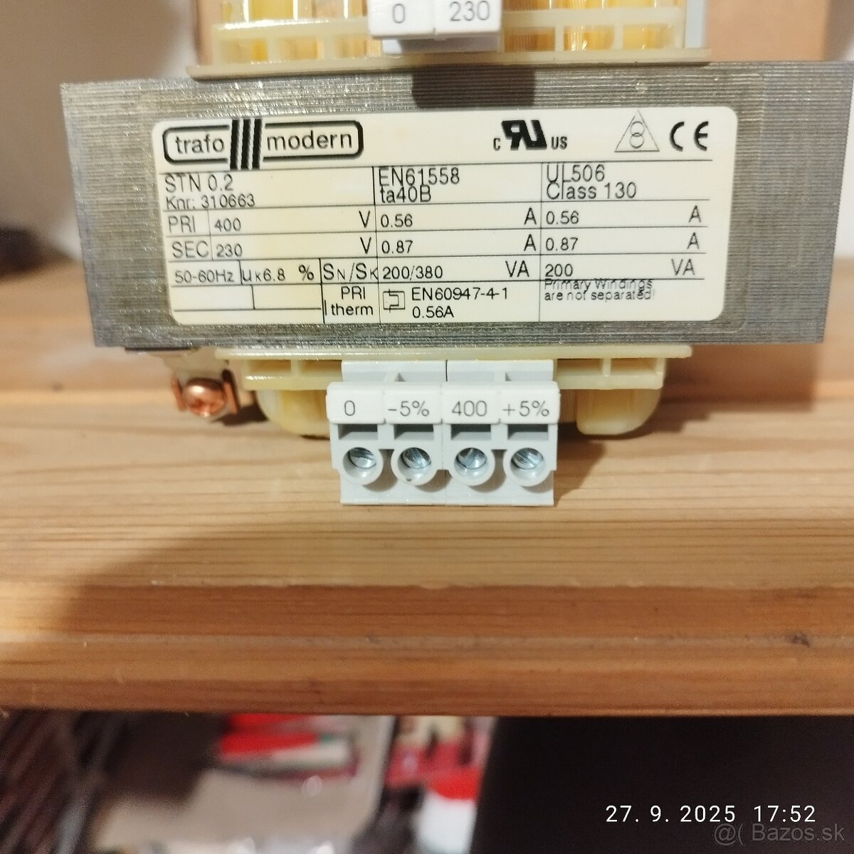 Transformátor 400/230