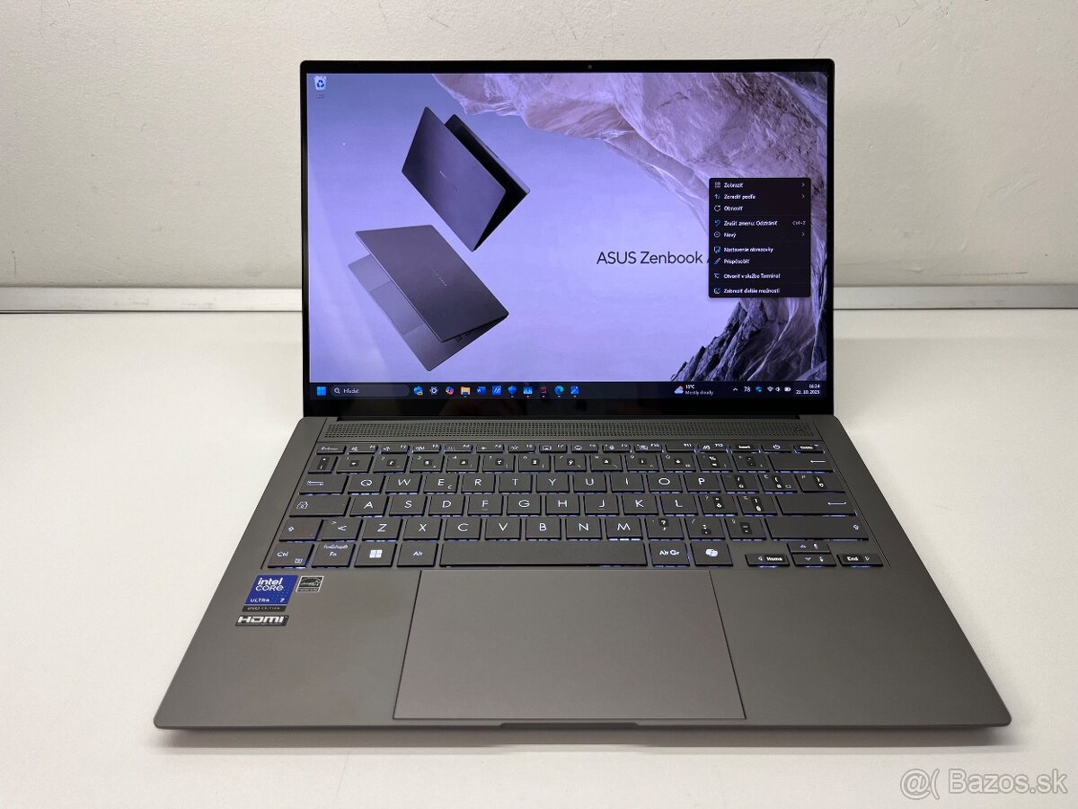 ASUS Zenbook S 14 OLED UX5406SA Ultra7/32GB/1TB/3K