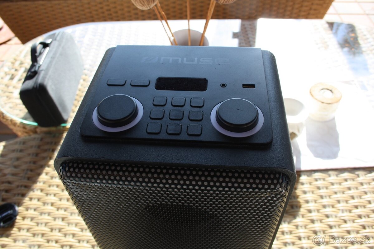 Predám prenosný reproduktor Muse 1808 DJ