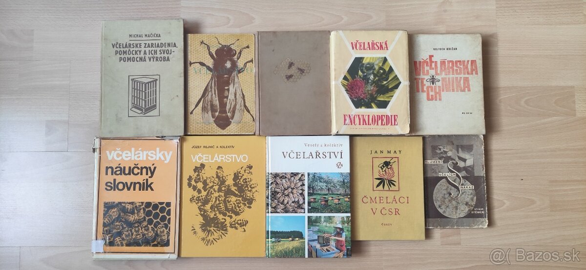 Včelárske knihy, včely, včelárstvo, včelár, Slovenský včelár