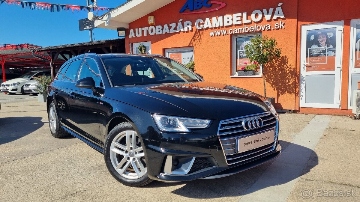Audi A4 Avant 2,0TDI 110kw, S-line, AT/7