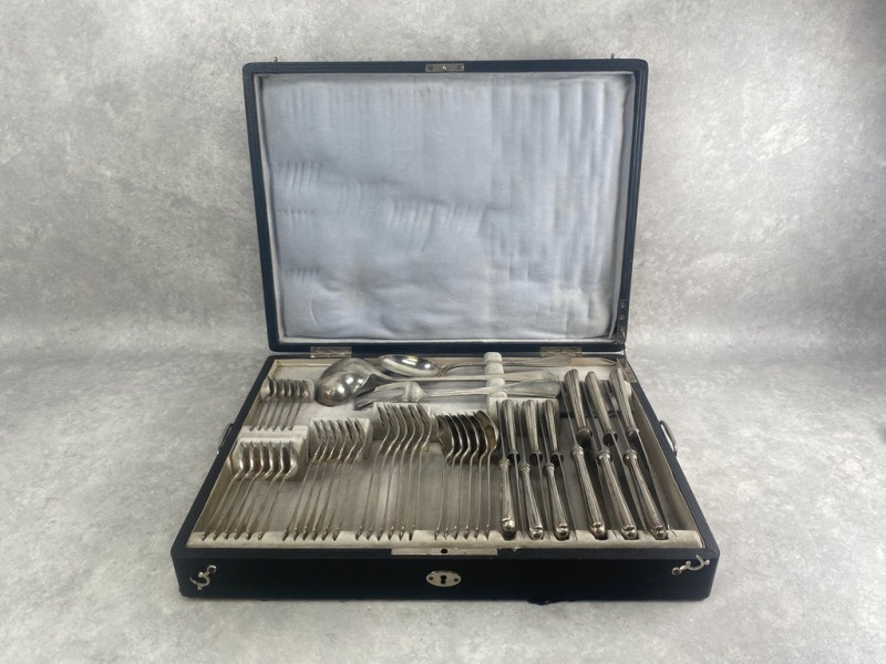 Strieborný príbor pre 6os. v štýle Art deco