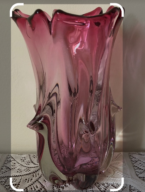 VÁZA- hutné sklo- predám