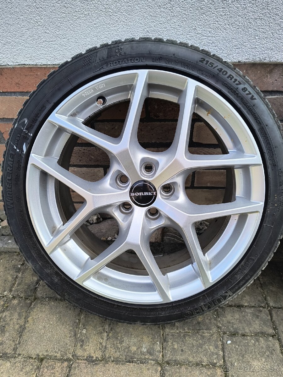 Zimná sada Borber 5x100r17 et40