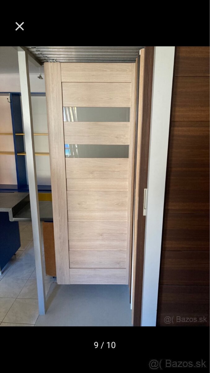 Dvere izbové dub bielený