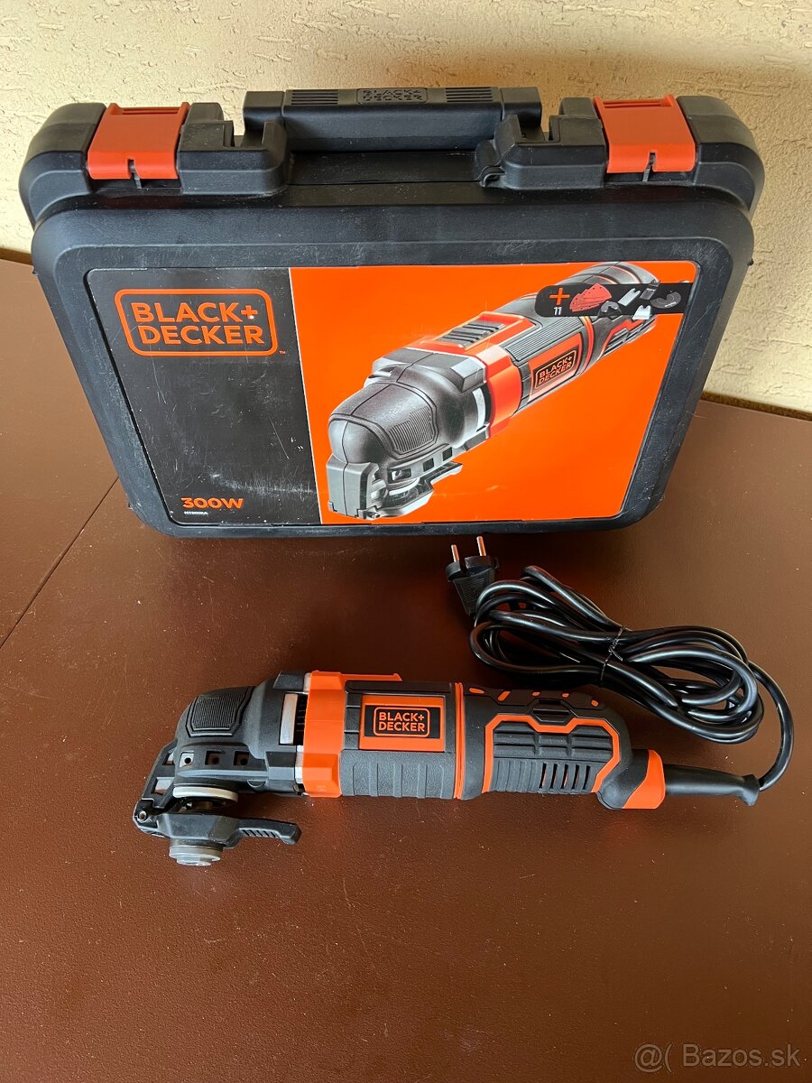 Multifunkčná oscilačná brúska Black&Decker MT300KA