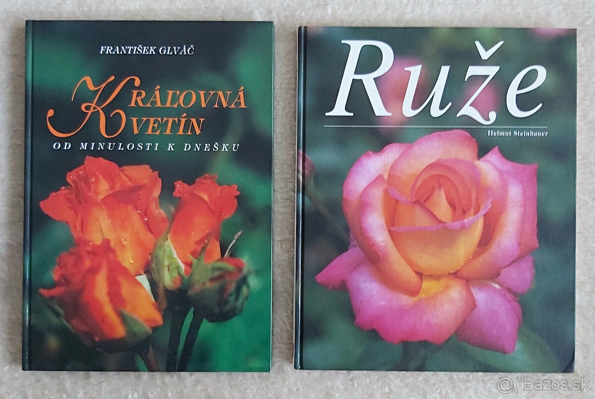 2 knihy o ružiach