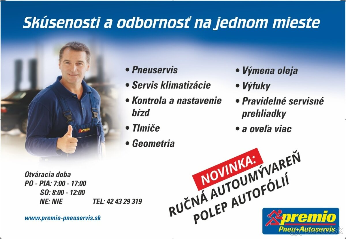 Automechanik - Premio Pneu + Autoservis Považská Bystrica