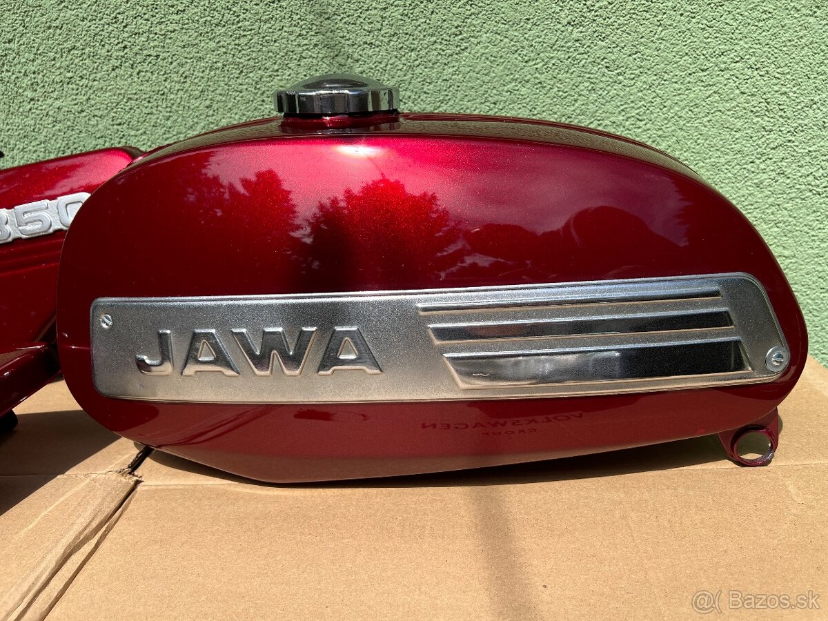 JAWA 350 634 nádrž a bočné kastlíky