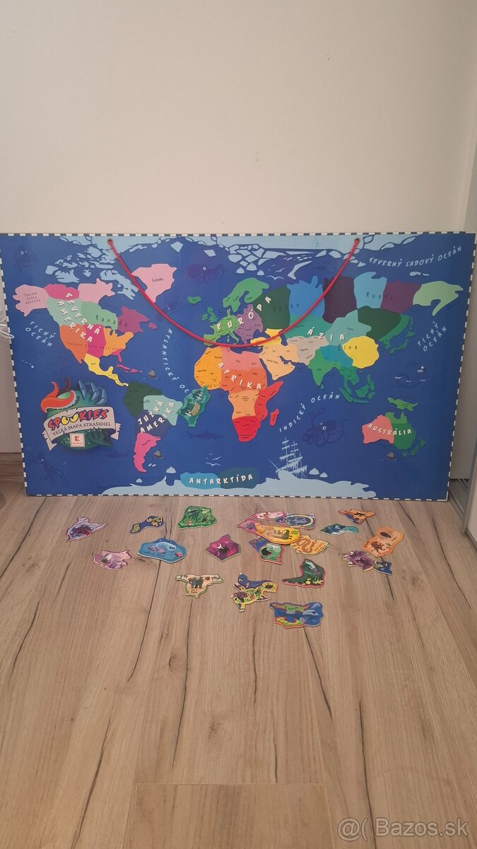 Tabuľa spookies- veľká mapa strašidiel