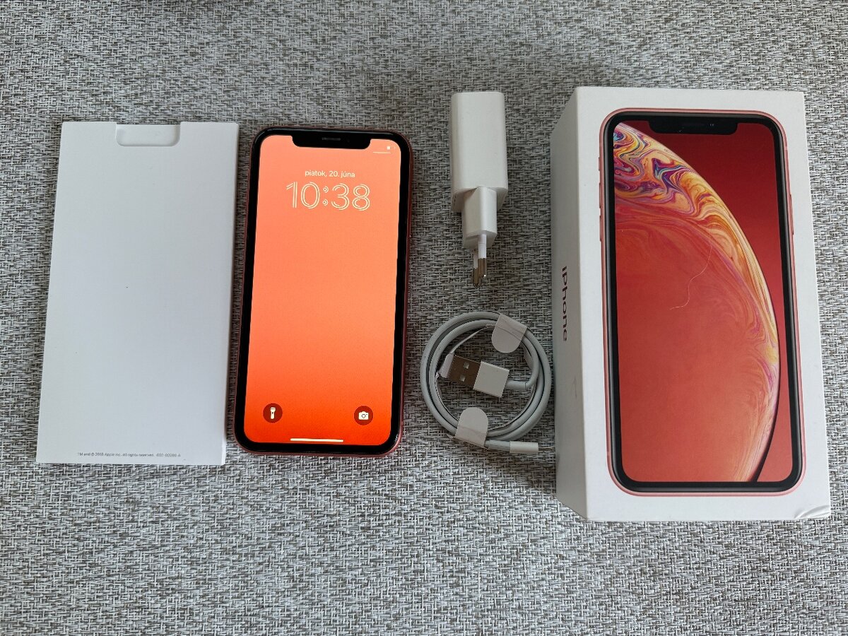 Apple Iphone Xr 64Gb Coral - Nova batéria , pekný stav