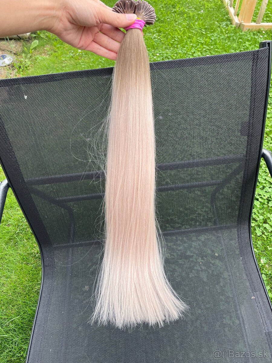 Ruské vlásky ombré 70cm/200g nakeratinované