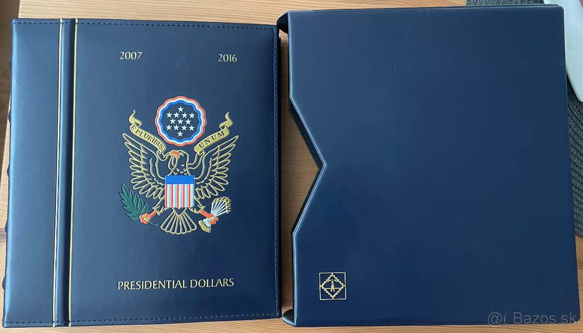 Leuchtturm album na 1 USD mince (prezidenti) spolu s 3