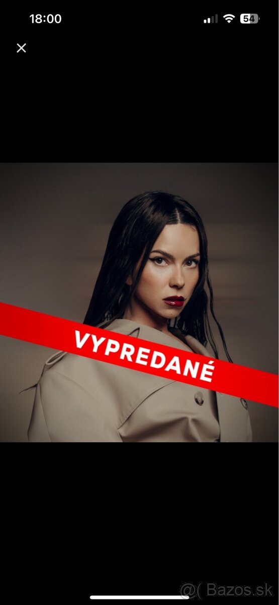 Predám basic lístok dnes na INNU do Ministry