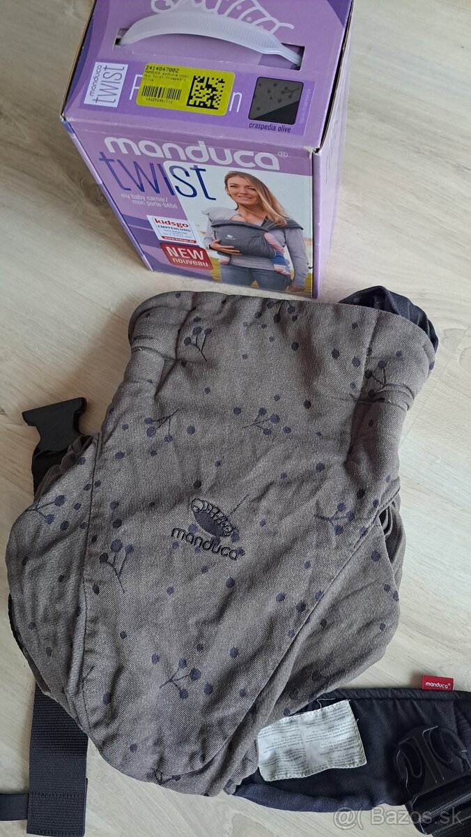 Manduca šatka na nosenie