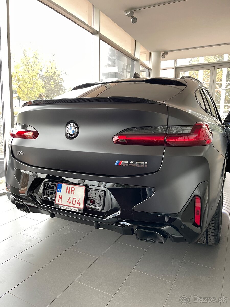 JEDINEČNÝ KÚSOK BMW X4 M40i Možný odpočet DPH
