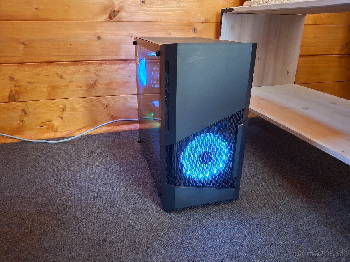 hráčske PC v cene 320e s ryzen 5 a Nvidia GTX1660 6GB