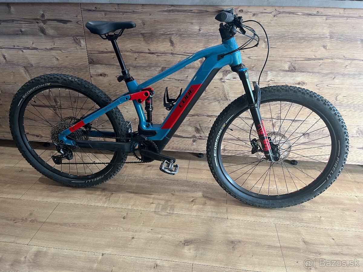 Celoodpružený elektrobicykel CUBE STEREO HYBRID 120