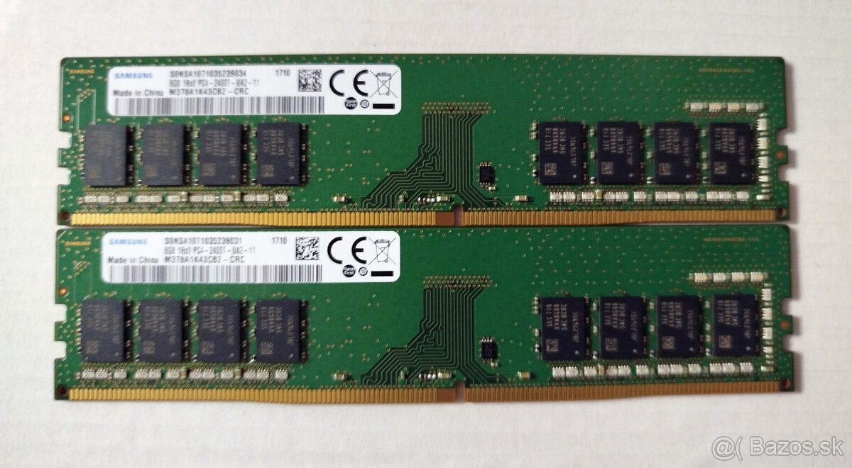 DDR4 16GB /2x 8GB/ 2400MHz Samsung