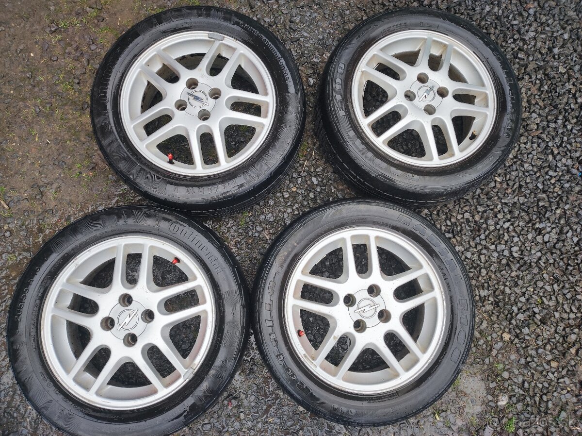 Disky a letne pneu 4x100 GM Opel