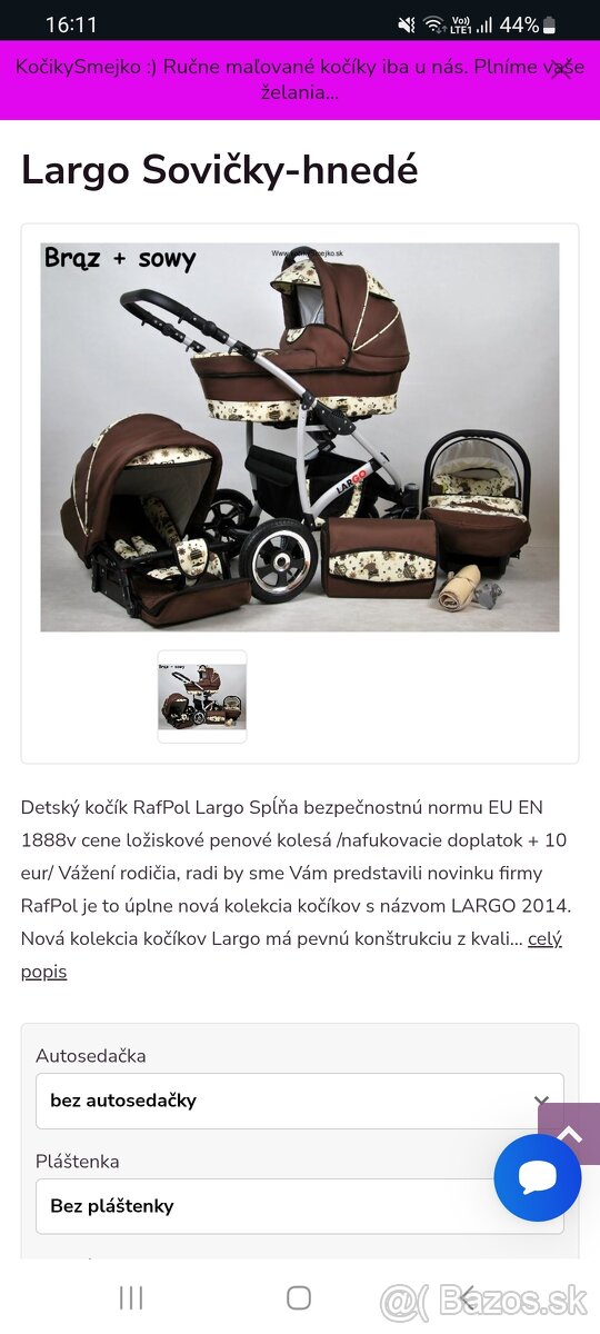 Predám kočík