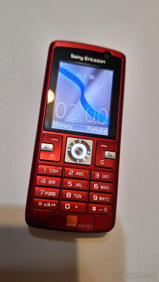 Sony ericsson K610i top stav