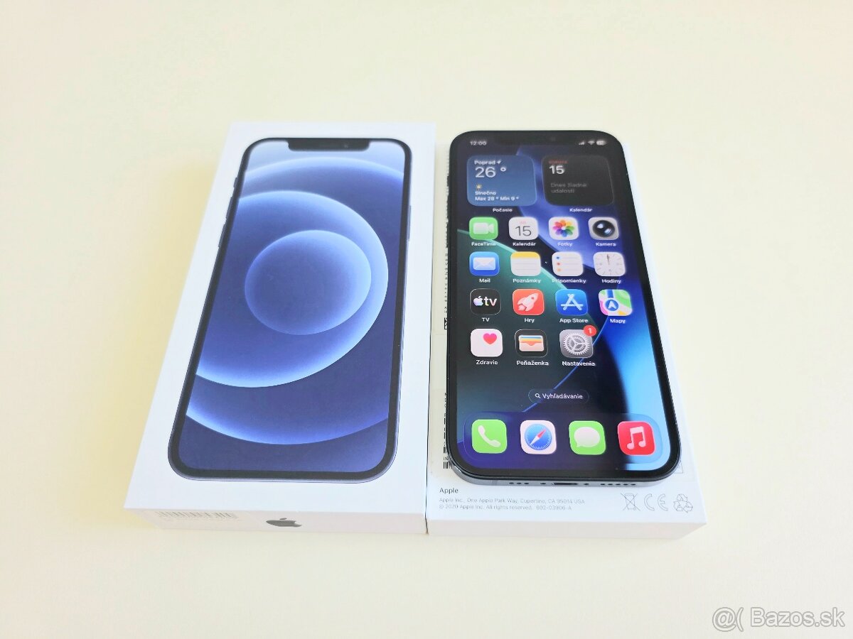 APPLE IPHONE 12 128GB BATERKA 100%