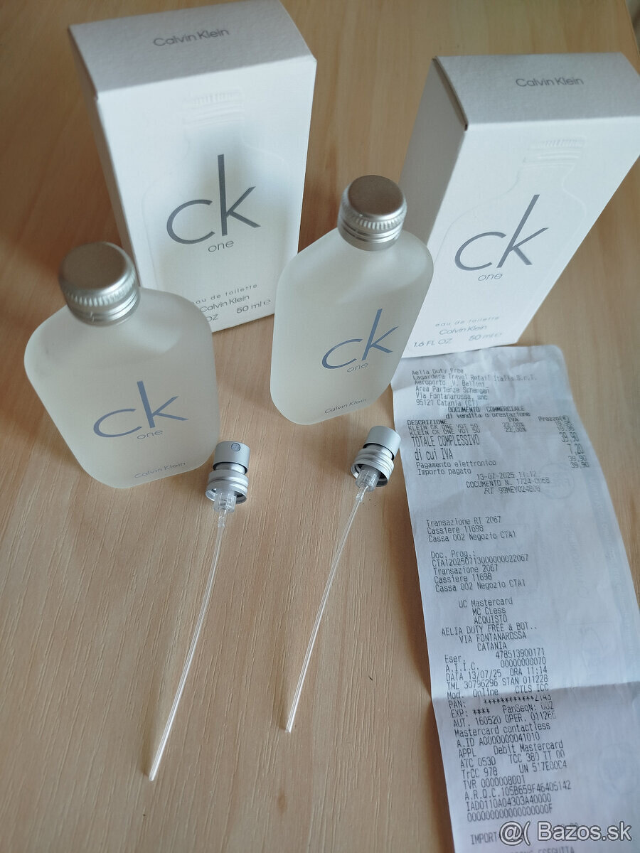 Predám Calvin Klein CK one 50 ml