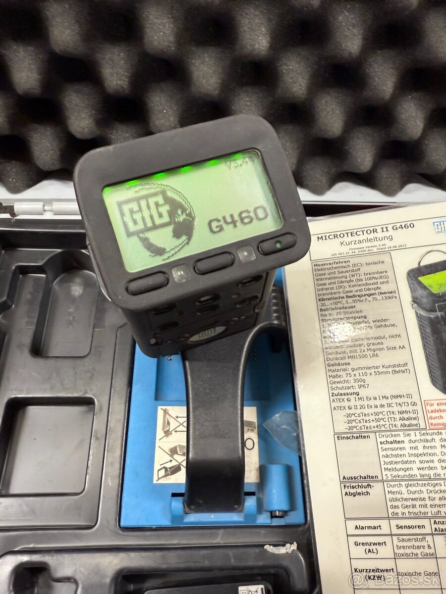 Viaczložkový detektor až na 7 plynov Microtector II G460