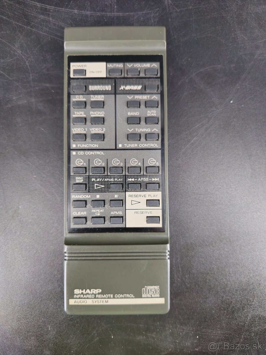 Predam dialkovy ovladac SHARP SX-8800