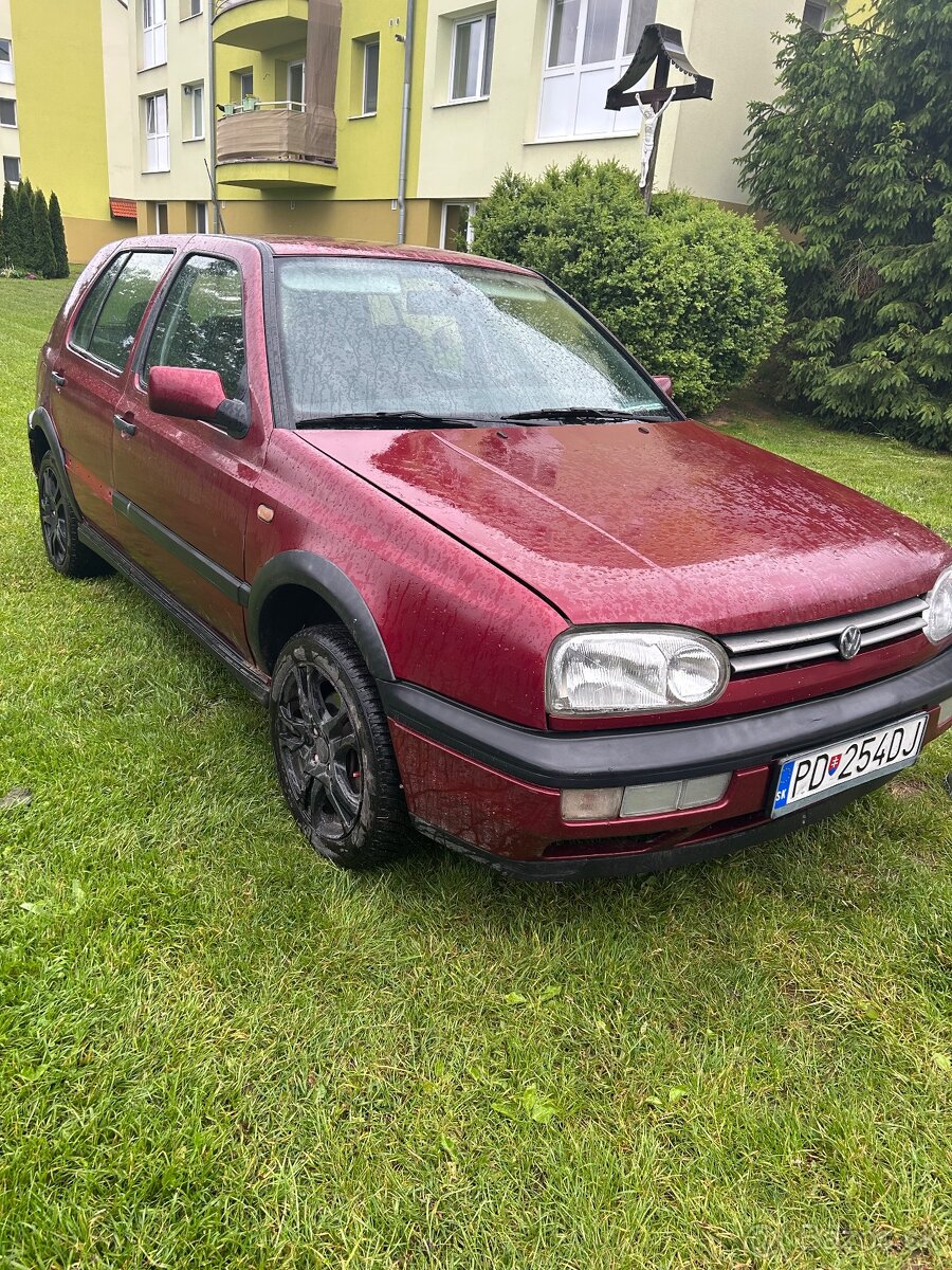 Volkswagen Golf III 1.8 66 kW 4x4 – benzín, 1997 – POJAZDNÝ
