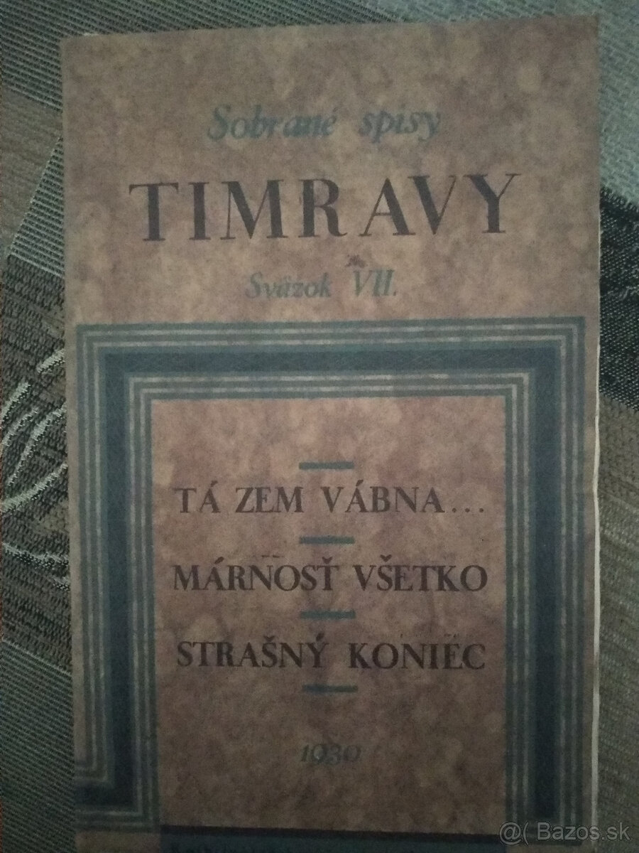 Spisy Timravy