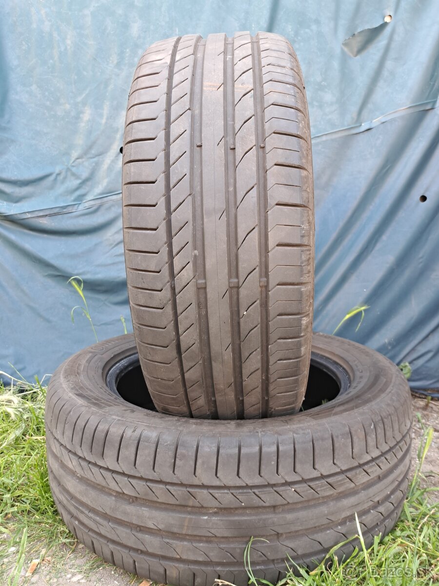 Ponúkame 2 letné pneumatiky Continental Conti 235/55 R18